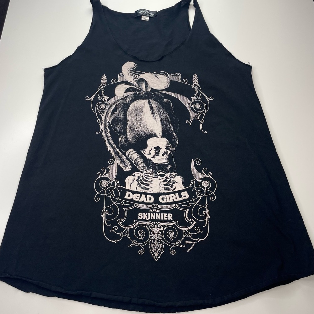 Se7en‎ Deadly Black Graphic Racerback XL Tank Top